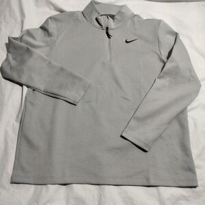 Nike Victory Dri-Fit Therma Flex 1/4 Zip Golf Pullover Gray FZ7462-012 Men's XXL